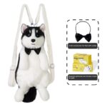 Husky Plush Simulation Bag Toy - Image 9
