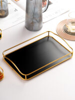 Household Rectangular Tea Tray Water Cup Storage Tray - Image 9