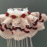 Cotton Lace Adjustable Bib Vip Bow - Image 5