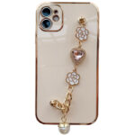 Camellia Electroplating Bracelet Soft Phone Case - Image 2