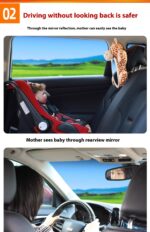 Car Mounted Child Safety Seat Basket Baby Reflector - Image 8