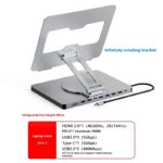 Type-c Extended Rotating Folding Laptop Stand - Image 8