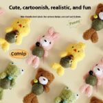 Catnip Ball Cat Toy Cat Molar Creative Little Doll Kittens Self-Hi Relieving Stuffy Bite Plush Bell Toy - Image 3