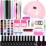 Nail Tool Set For Beginners Home Nail Lamp Nail Polish Polisher - Image 6