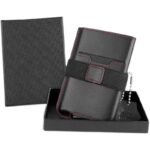 Leather Men's Wallet Compact Mini Card Holder Aluminum Alloy Card Holder Wallet - Image 4