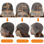 Wig Front Lace P4 27 Real Hair Headgear - Image 5