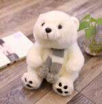 Cute Scarf Polar Bear Doll Plush Toy Ragdoll Cute Children's Gift - Image 4