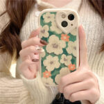 Watercolor Oil Painting Flower Phone Case - Image 4