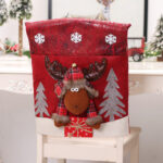Decoration Three-dimensional Cartoon Chair Cover Santa Snowman - Image 3