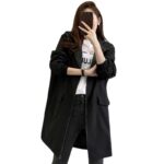 Loose Mid-length Hong Kong Style Coat - Image 5