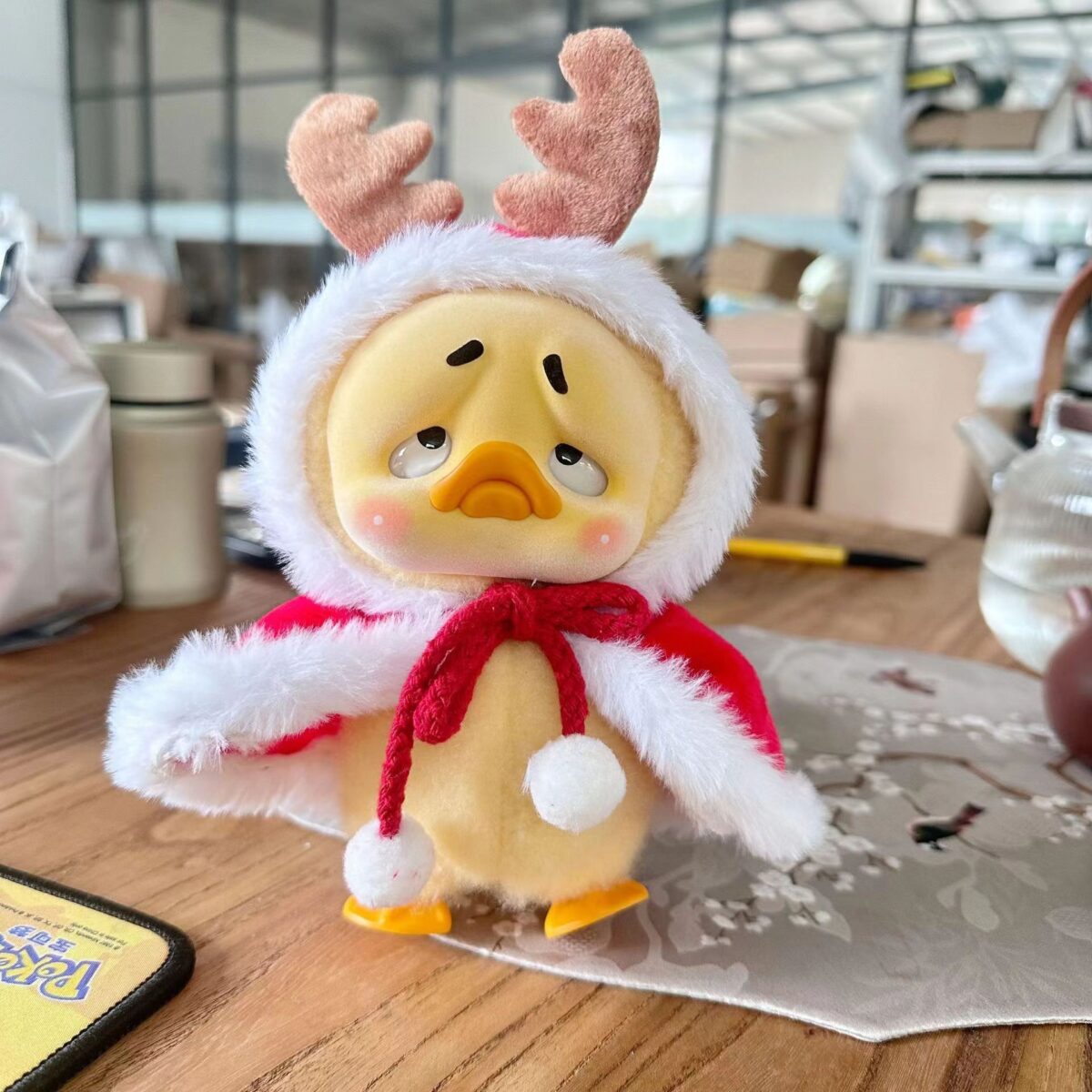 Annoying Duck Doll Clothes Antlers Cloak - Image 2