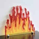Acrylic Flame Display Table Screen Photo - Image 5