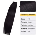 Second Generation Hand-knitted Hair Weft White Hair Extension Braid Real Hair - Image 5