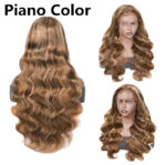 Front Lace Wig Medium Large Wave Long Curly Hair Full-head Wig Style - Image 7