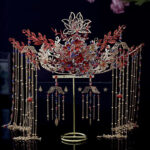 Ancient Costume Xiuhe Phoenix Crown Headdress - Image 2