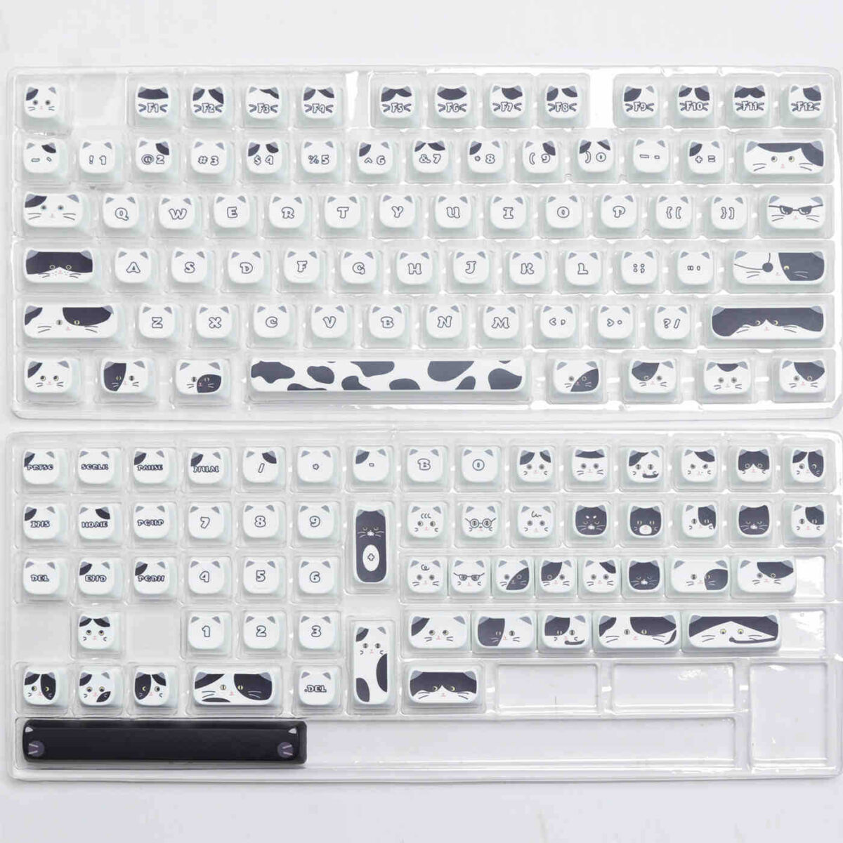 Black And White Kitten Full Set Sublimation Key Cap - Image 6