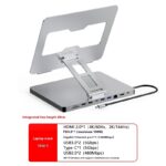 Type-c Extended Rotating Folding Laptop Stand - Image 7