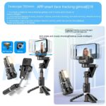Phone Stand For Live Streaming Anti-shake Retractable Camera Smart Head Stabilizer Hand-held Selfie Stick - Image 6