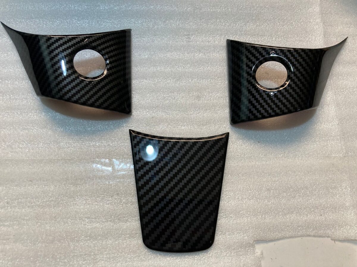 3 Pcs Set Car Steering Wheel Decoration For Tesla Model 3 With Logo - Image 2
