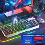 Mechanical Feeling Wired Key Mouse Headset Bundle - Image 10