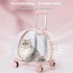PC Pet Trolley Cat Bag Fully Transparent Reinforcement - Image 4