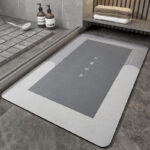 Cushion Cushion Bathroom Sliding  Door  Floor  Bathroom Foot Mat - Image 4