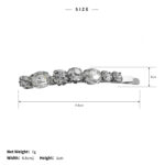 Celebrity All-match Hair Accessories Light Luxury Diamond-embedded Bangs Shredded Hairpin - Image 6