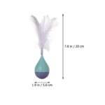 Pet Cat Toy Tumbler Tease Cat Ball Bite-resistant Tease Stick Feather Self-healing - Image 2