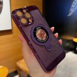 Rotary Magnetic Adhesive Bracket Electroplating Heat Dissipation Suitable For 15 Phone Case - Image 5