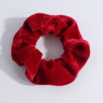 Women Hair Scrunchies Vintage Velvet Solid Color Hair Band For Girls Ponytail Holder Rubber Bands Hair Ties Accessories - Image 8