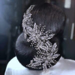 Bridal Wedding Tiara Luxury Handmade Rhinestone Headband - Image 2