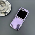 Simple Electroplating Foldable Screen Phone Case - Image 2