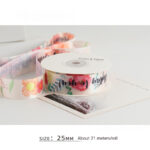 Color Heat Transfer Craft Ribbon Balloon Color Cake Packaging Gift Ribbon - Image 7