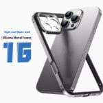 Hollow Out Heat Dissipation Metal Phone Case With 15promax Lens Film All Inclusive - Image 3