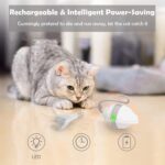 360 Rolling Mouse Cat Toy Automatic Feather Cat Tease