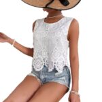 Short Solid Color Lace Casual Bottoming Shirt - Image 5