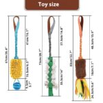 Cord Teether Bends And Hitches Bite-resistant Tug-of-war Woven Bends And Hitches Interactive Relieving Stuffy Pet Toy - Image 4