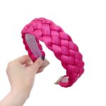 Women's Solid Color Fabric Craft Headband - Image 5