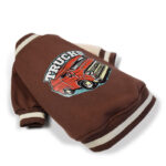 French Fighting Pugs Fleece Sweater Medium Dog Pet Two-legged Clothes - Image 3