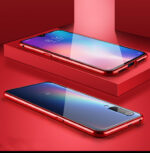 Double-sided Glass Red Rice Magneto Mobile Phone Case With Magnetic Metal - Image 2