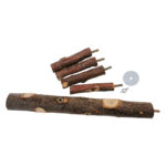 Parrot Bird Wood Stand Pole Toy - Image 2