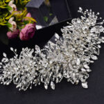 Bridal Tiara Wedding Crystal Crown Handmade Accessories - Image 5