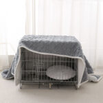 Pet Plush Blanket Thick Warm Waterproof Machine Washable Soft Cozy Winter Dog Cat Bed Throw Blanket Sleeping Quilt Pet Supplies - Image 3
