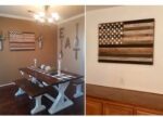 National Flag Flat Noodles Wood Wall Art Wooden Crafts - Image 2