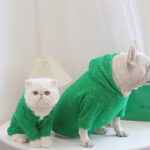 Dog V Green Terry Cloth Christmas Clothes - Image 2