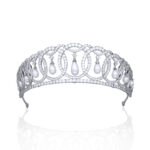 Royal Queen Crown Zircon Wedding Headwear - Image 5