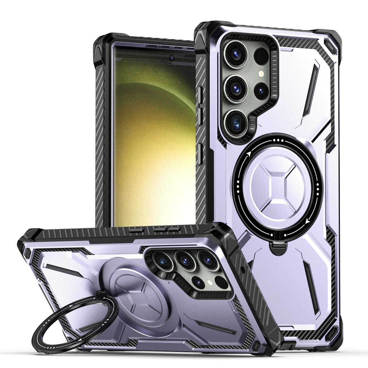 Phone Case Ring Magnetic Drop-resistant Protective Cover - Image 7