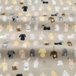 Cotton Printed Cartoon Children's Overalls Bedding Quilt Fabric - Image 5
