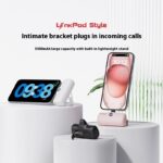 Capsule Power Bank 20WPD Fast Charging With Bracket - Image 3