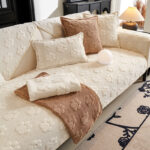 Thickened Fleece Cream Style Simple Non-slip Sofa Cushion - Image 6